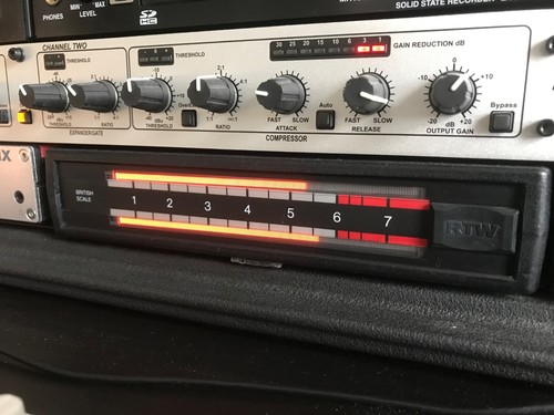 Rtw ppm meters british - ppm, +vu
